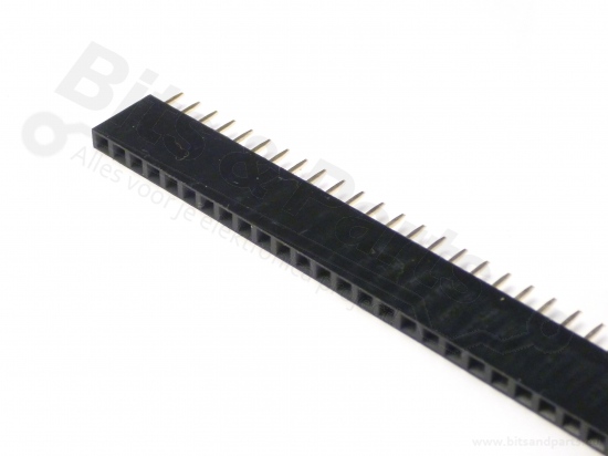 Headerpin socket female 1x40 pins